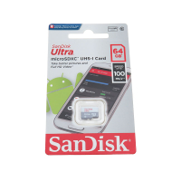 Фотография Карта памяти Micro SDHC 64Гб SanDisk класс 10 (без адаптера)