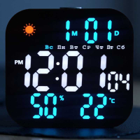 Фотография Часы электронные DS-3828L, питание 5В, шнур в комплекте