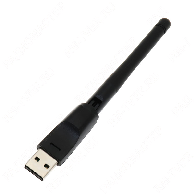 картинка USB Wi-Fi адаптер с антенной SE-7601 для ресиверов (DC7601B) от магазина "РадиоМастер"
