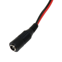 Фотография Питание 5,5/2,5 мм Гнездо, пластик, с проводом 20(10)см.