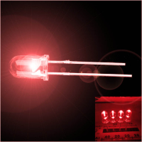 Фотография Светодиод DIP Диам.=5мм, красный