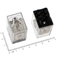 Фотография Реле  24V HLS-13F-2-24V 10/15A 250V (Контактный набор: 2 перекл., 2+6 ног)