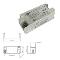 Фотография Драйвер для LED, LRD-021-0500 (21W 150-500mA Uвых=10-42V AC220) пластик, АРГОС