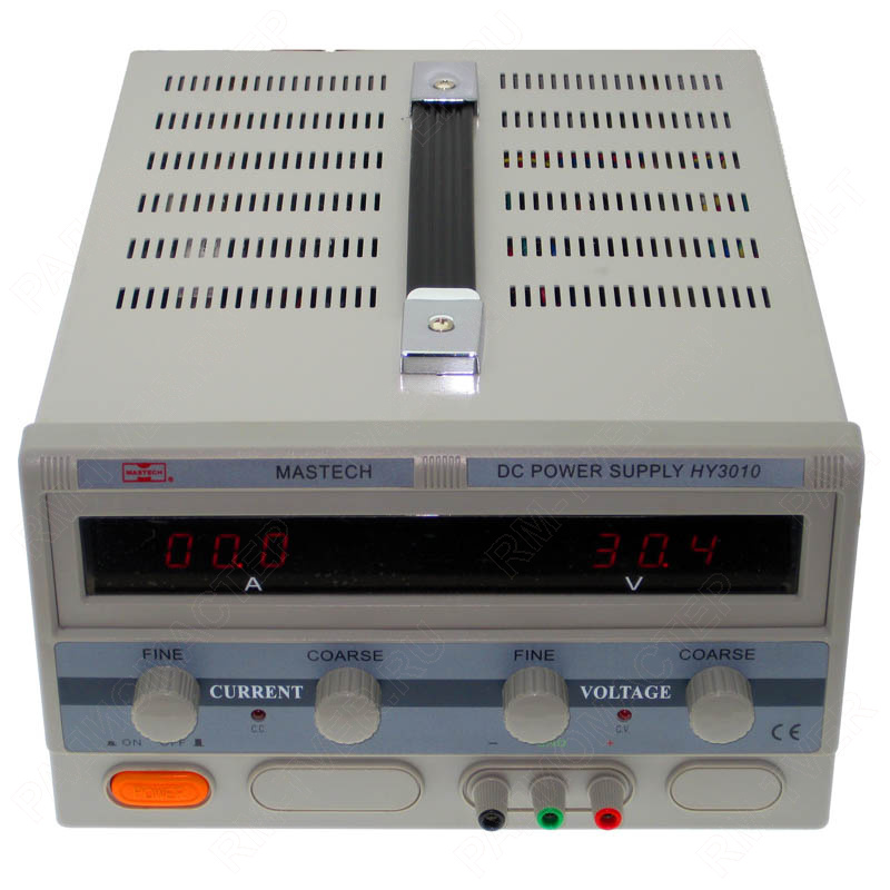 картинка БП лабораторный Mastech 3010, 0-30V, 0-10A, светодиодный от магазина "РадиоМастер"