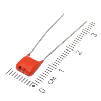 Фотография Конденсатор металлоплёночный   0.1 мкФ, 100 В, CBB81, (104J)