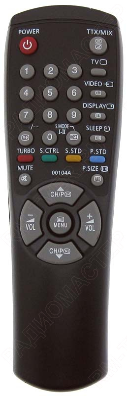 картинка Пульт ДУ Samsung AA59-00104A (00198B,H) Капля от магазина "РадиоМастер"