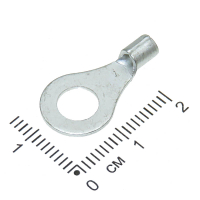 Фотография Клемма кольцевая тип O Ø6мм сечение провода 1.5 - 2.5 кв.мм 1-8009