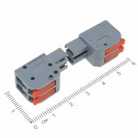 Фотография Клемма с рычагами разъёмная 2 полюса 0,14-4,0 мм2, STEKKER LD221-422