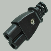 Фотография Питание AC 220V "8" Гнездо, разборный, на шнур, с отверстиями 3-000