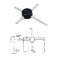 Фотография BFR91A    SOT-103 (TO-50),   NPN, Vceo=12V, Ic=0,05A, hfe=40..150, Ft=6 000MHz, Pd=0,3W