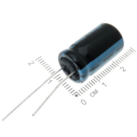Фотография Конденсатор электролитический     33 мкФ, 250 В, TKR, (13x21 +105)