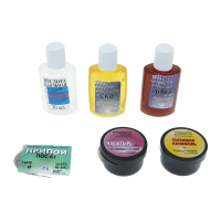 Фотография Набор флюсов, припой и канифоль ТЕХНОХИМ