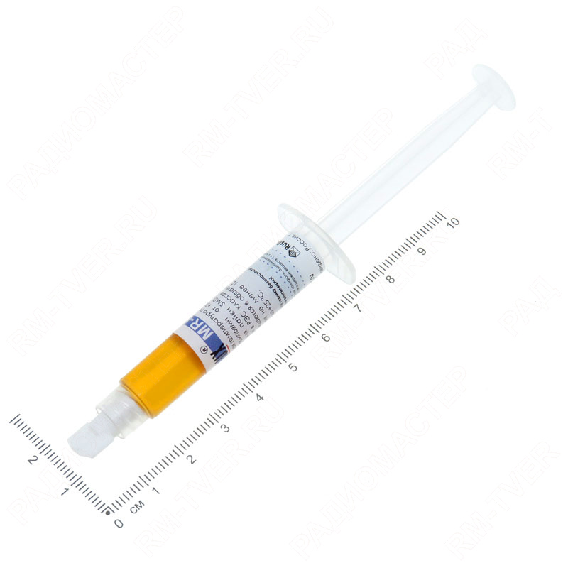 картинка Флюс - гель RUSFLUX MR-850-CS безотмывочный (R0M0) от магазина "РадиоМастер"