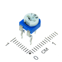 Фотография Резистор подстроечный (105)  1 МОм, RM065