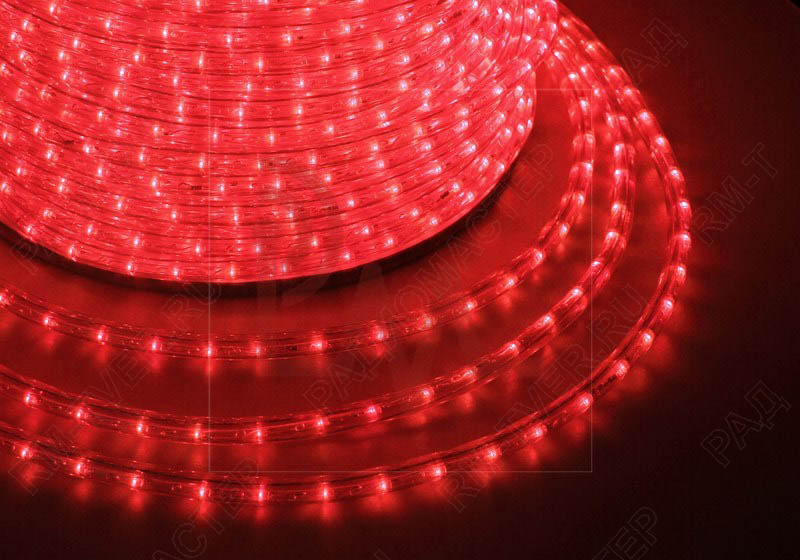 картинка Дюралайт LED красный 2Wire 1 канал (Мин. 2м.) от магазина "РадиоМастер"