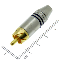 Фотография RCA Штекер, позолота, шнур 1-276G