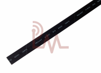 Фотография Термоусадка клеевая 3,0/1,0 мм, чёрная, 3:1, 1 м