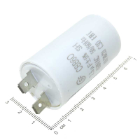 Фотография Конденсатор пусковой     2.5 мкФ, 450 В, CBB60 с клеммами 1 пара