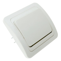 Фотография Выключатель 1 СП В0021 Валери 10А 220В белый