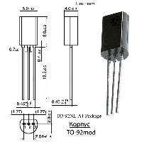Фотография 2SC2383    TO-92MOD,   NPN, Vceo=160V, Ic=1A, hfe=60..320, Ft=100MHz, Pd=0,9W