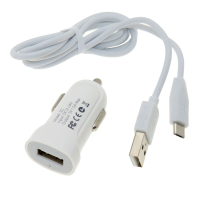 Фотография АЗУ USB x1, 5V 1500mAh + кабель micro USB, HOCO Z2 (-)