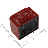 Фотография Трансформатор ТПГ-1-9 1.5VA 220V 9V 166mA