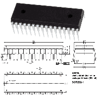 Фотография M52016SP    SDIP-32,   TV, CRT - система цветности