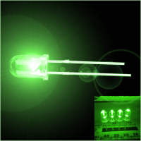 Фотография Светодиод DIP Диам.=5мм зеленый (2.8-2.9V)