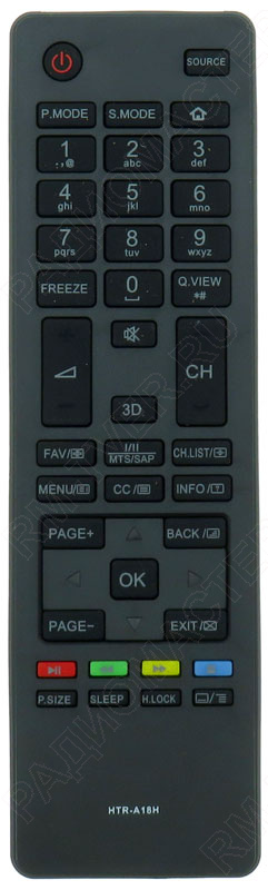 картинка Пульт ДУ HAIER HTR-A18H, HTR-A18HA LCD  от магазина "РадиоМастер"