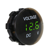 Фотография Вольтметр DC водонепроницаемый, 2 провода, Uизм.=5-48 Вольт (зелёное свечение)