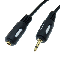 Фотография Шнур Штекер Аудио 3,5мм <-> Гнездо Аудио 3,5мм, 1.5м, удлинитель наушников 17-4013
