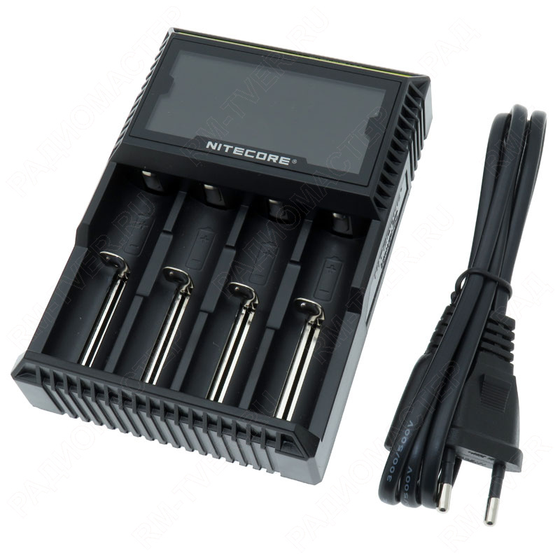 картинка Зар. устр. универсальное Nitecore Intellicharger D4 с Ж/К дисплеем для 4NI-MN/NI-CD,LI-ION от магазина "РадиоМастер"