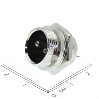 Фотография Штекер на корпус GX16M-2B (2 pin), MIC