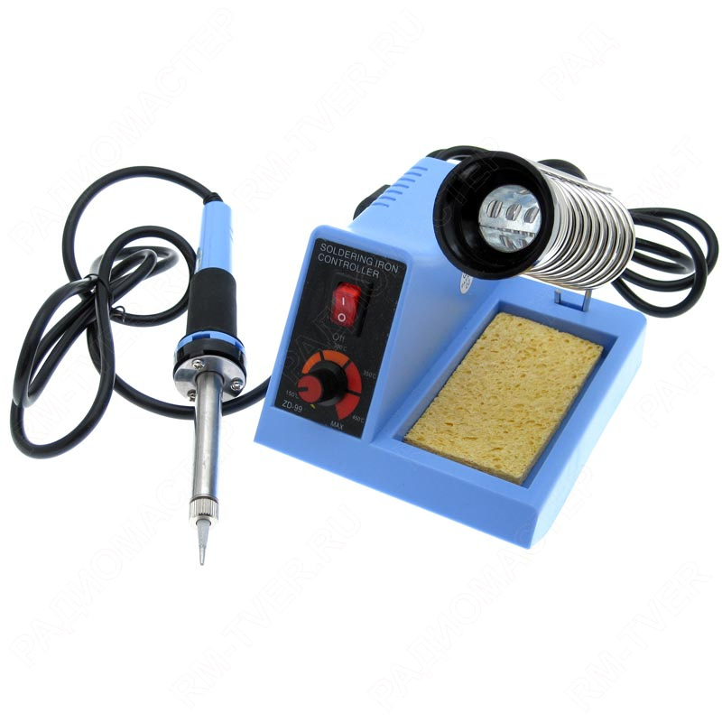 картинка Паяльная станция ZD 99, 160-500°С, 220V/48 Вт REXANT от магазина "РадиоМастер"