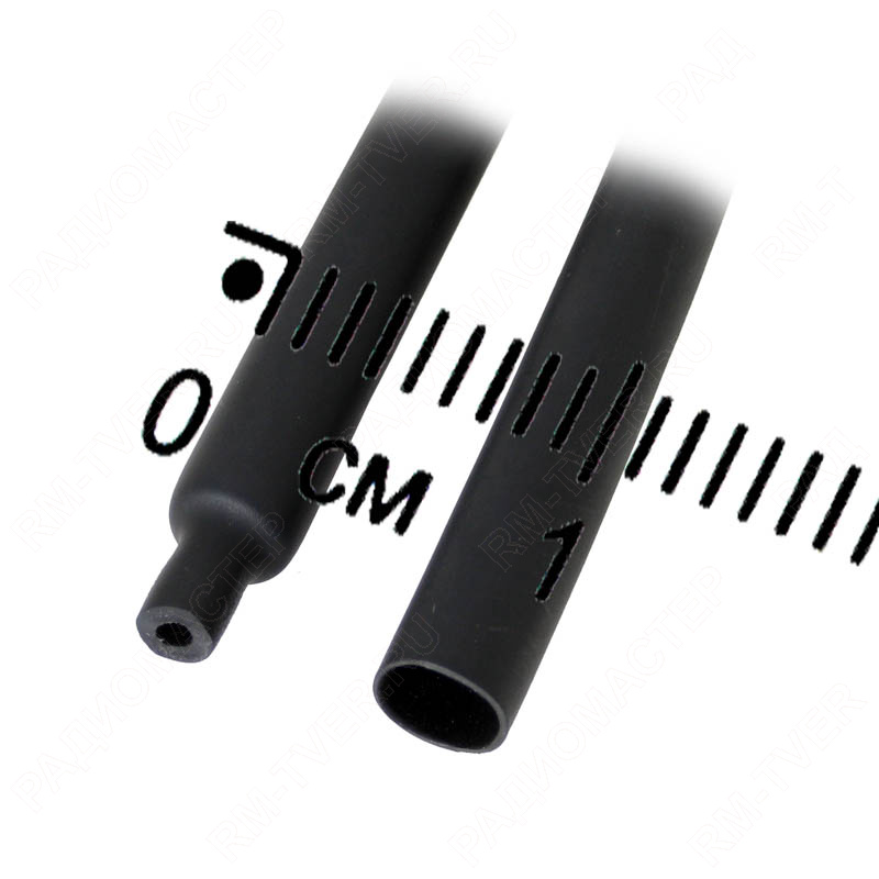 картинка Термоусадка клеевая 3,2 мм, 3-х кратная (1 метр) от магазина "РадиоМастер"