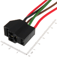 Фотография Колодка соединительная для реле 12V 30A (автомоб.), 24-0025