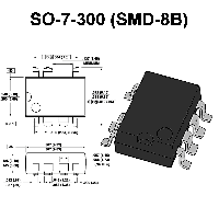 Фотография TNY275GN    SO-7-300 (SMD-8B),   Регулятор напряжения (импульсный)