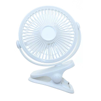 Фотография Вентилятор настольный JY-2280L, прищепка, АКБ, питание 5В, шнур в комплекте