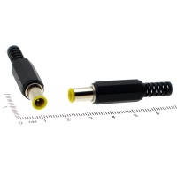 Фотография Питание 6.0/1.2 мм Штекер, пластик, на шнур, с иголкой, (DJK 11-6)(3-248)