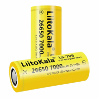 Фотография АКБ 26650 LiitoKala Lii-70S Li-ion 3,7V 7000mAh высокотоковый 21А