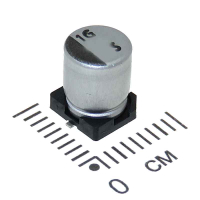 Фотография Конденсатор электролитический    220 мкФ, 16 В, ECAP SMD (ЧИП), (6,3х7,7+85)