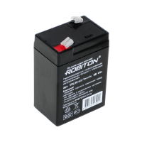 Фотография АКБ свинцово-кислотный 6V 4.5A/h  GoPower LA-645 (для фонаря-прожектора)