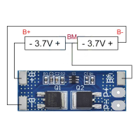 Фотография Модуль заряда и защиты Li-ion АКБ 8A, 8.4V 2S BMS