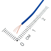 Фотография Провод монтажный 1х0,2мм2 НВМ-4 (ПВ-3) "Паритет" синий