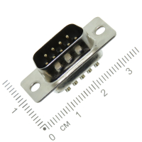 Фотография D-SUB Разъём DB9M Штекер (со штырями)