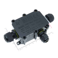 Фотография Коробка распределительная водонепроницаемая STEKKER LD523, 3 выхода