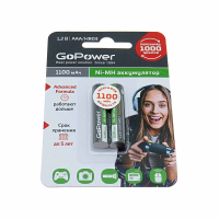 Фотография АКБ AAA 1,2 V 1100mA/h NI-MH GoPower (цена за 1шт.)