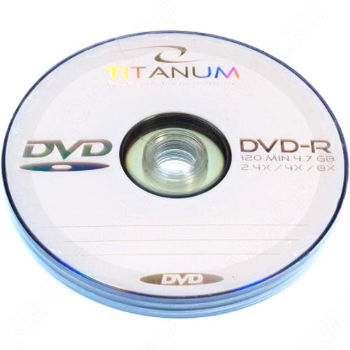 картинка Диск DVD-R Titanium 16x BULK (по 100) от магазина "РадиоМастер"