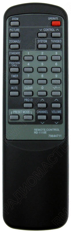картинка Пульт ДУ NEC RD-1110 от магазина "РадиоМастер"