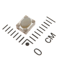 Фотография Кнопка такт. SMD 3х4х2,5мм (4 ноги), ON без фиксации - OFF (на замыкание)